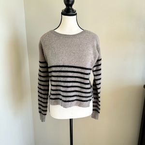 Striped cashmere sweater